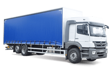 Car Hire Seaham - 26 Tonne Curtain Side Truck - Truck hire Seaham